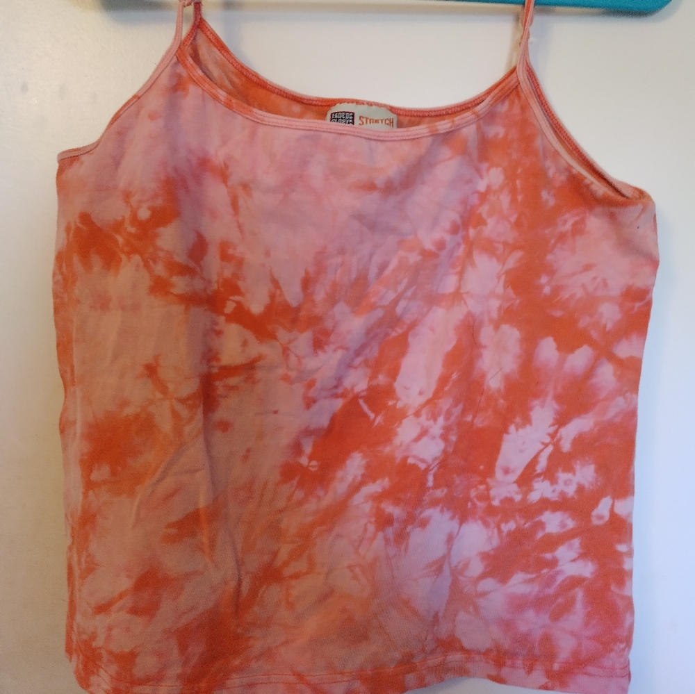 Faded Glory Tie-Dye Cami Shirt